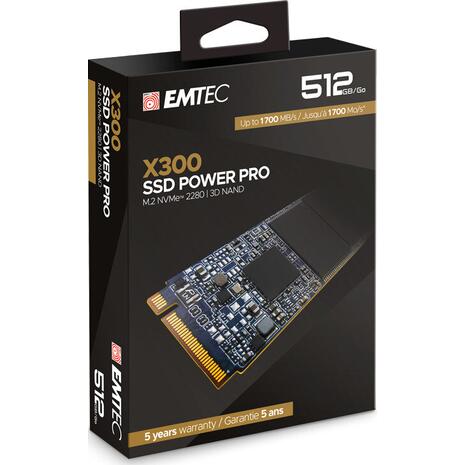 Εσωτερικός Σκληρός Δίσκος Emtec SSD M2 Nvme X300 512GB Intern